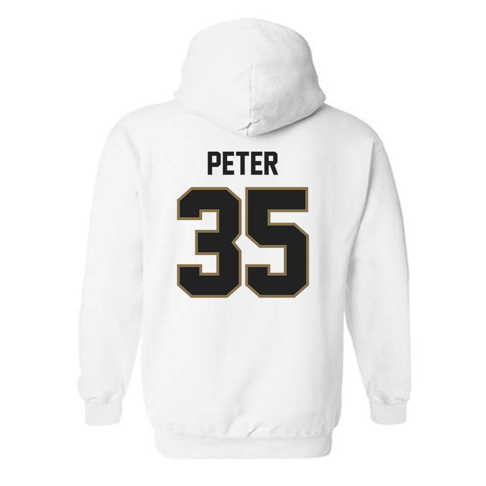 Texas State - NCAA Football : Emmanuel Peter - Classic Shersey Hooded Sweatshirt-1