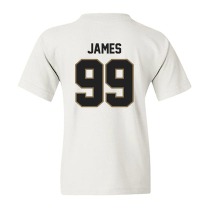 Texas State - NCAA Football : Kaleb James - Youth T-Shirt-1