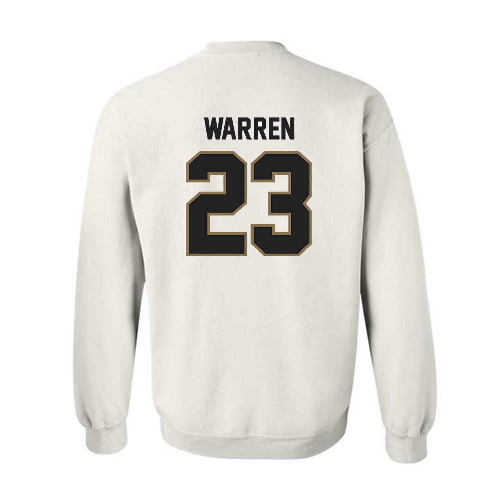 Texas State - NCAA Football : Xavier Warren - Classic Shersey Crewneck Sweatshirt-1