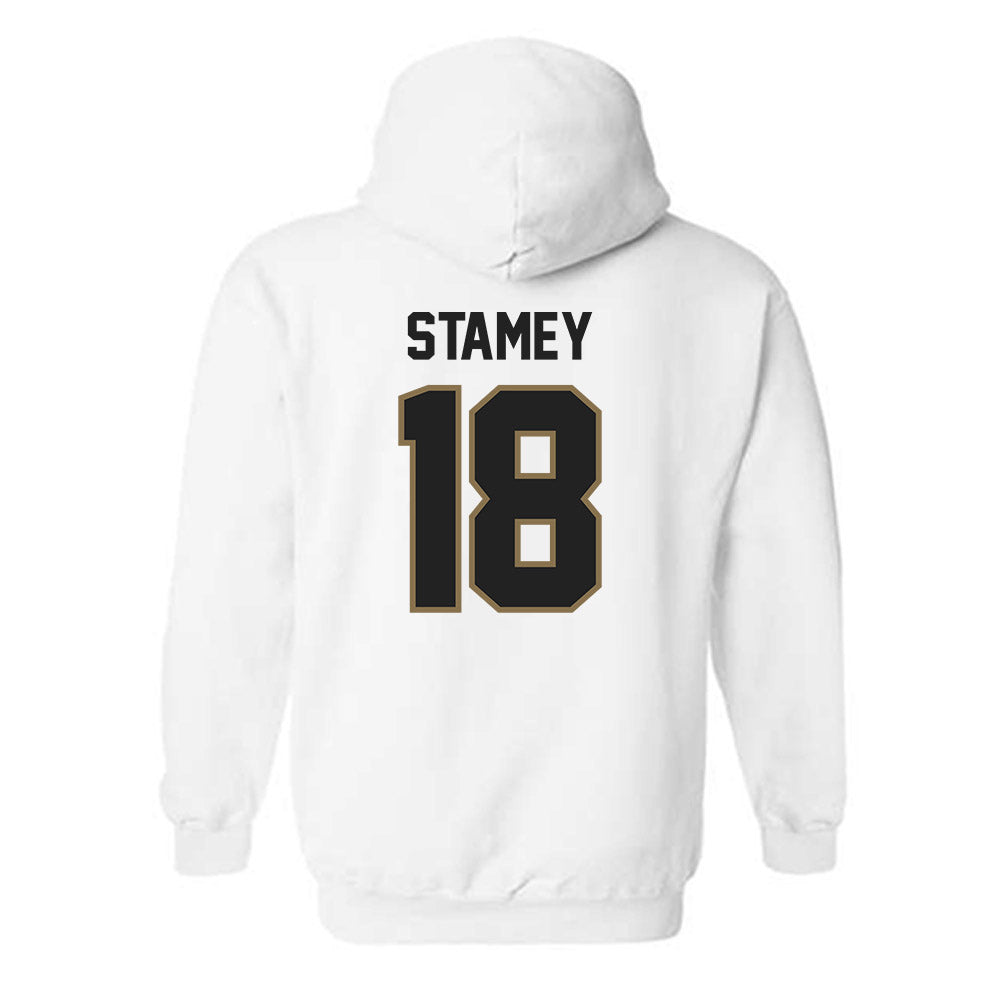 Texas State - NCAA Football : Ty Stamey - Hooded Sweatshirt-1