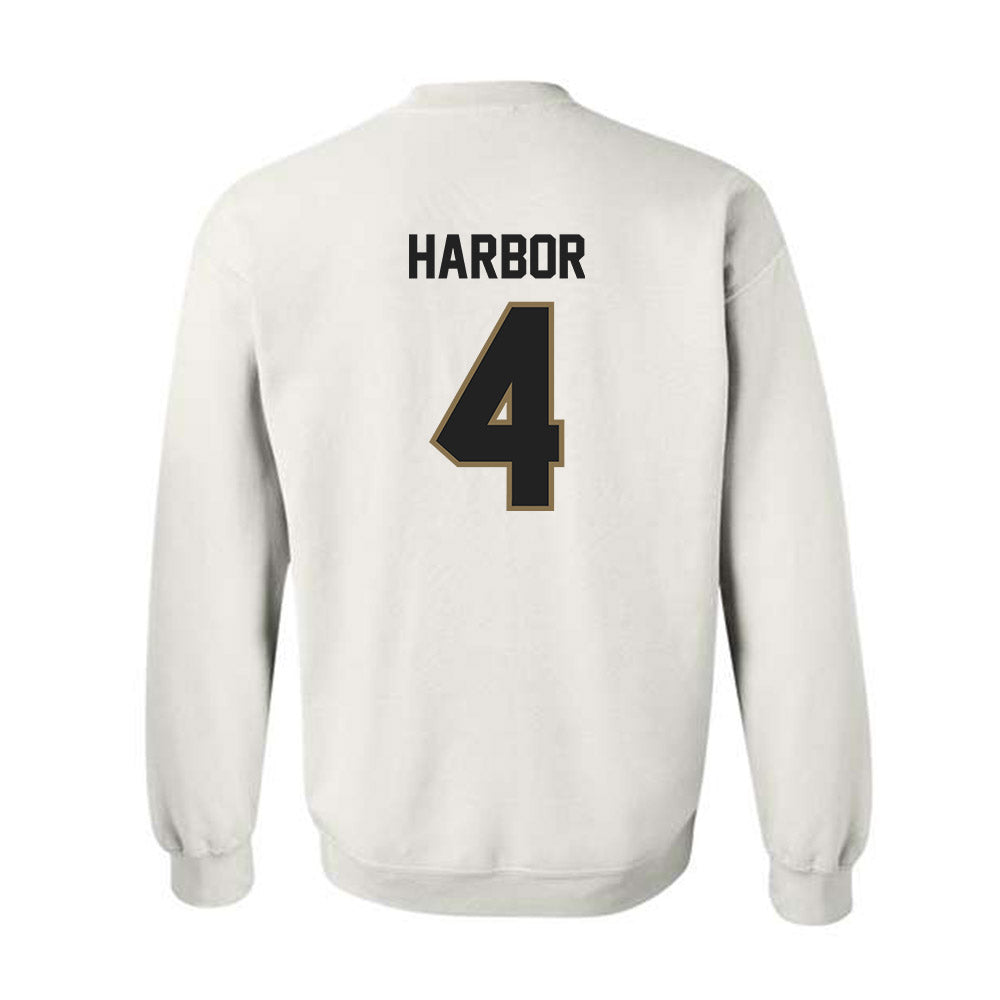 Texas State - NCAA Women's Basketball : Myla Harbor - Crewneck Sweatshirt-1