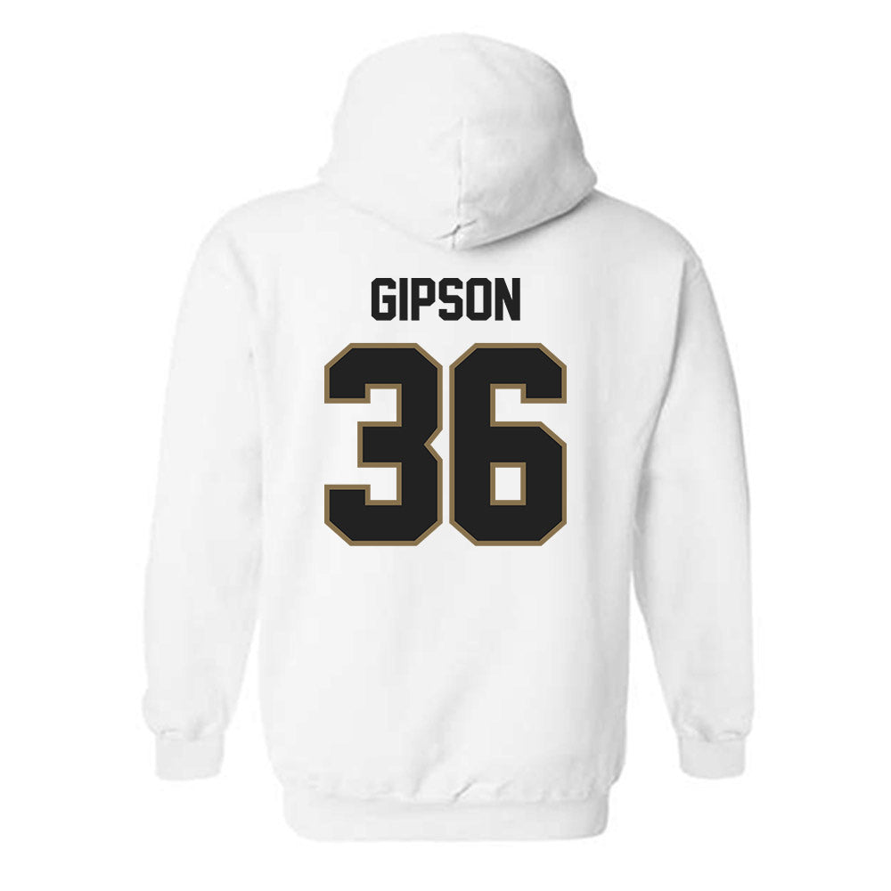 Texas State - NCAA Football : Greg Gipson - Classic Shersey Hooded Sweatshirt-1