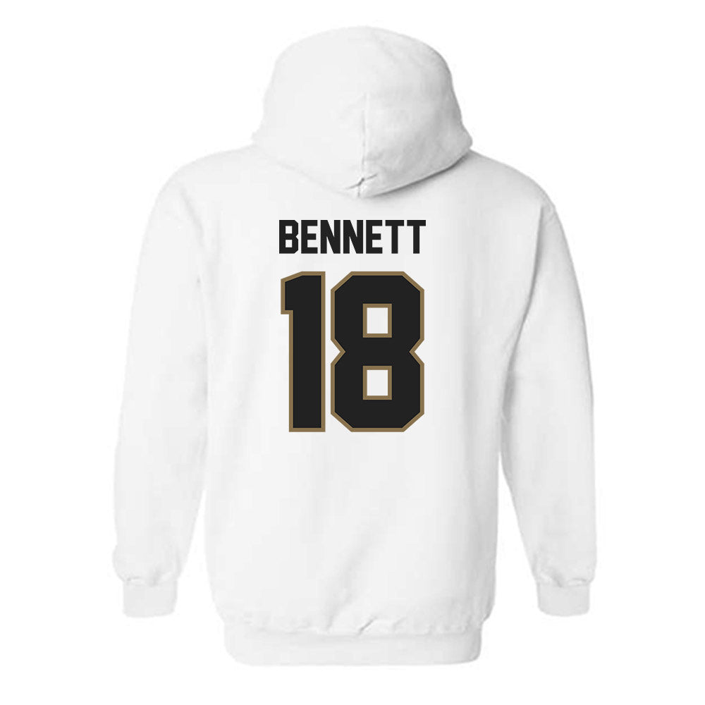 Texas State - NCAA Women's Volleyball : India Bennett - Classic Shersey Hooded Sweatshirt-1