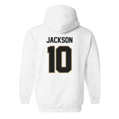 Texas State - NCAA Football : Davian Jackson - Classic Shersey Hooded Sweatshirt-1