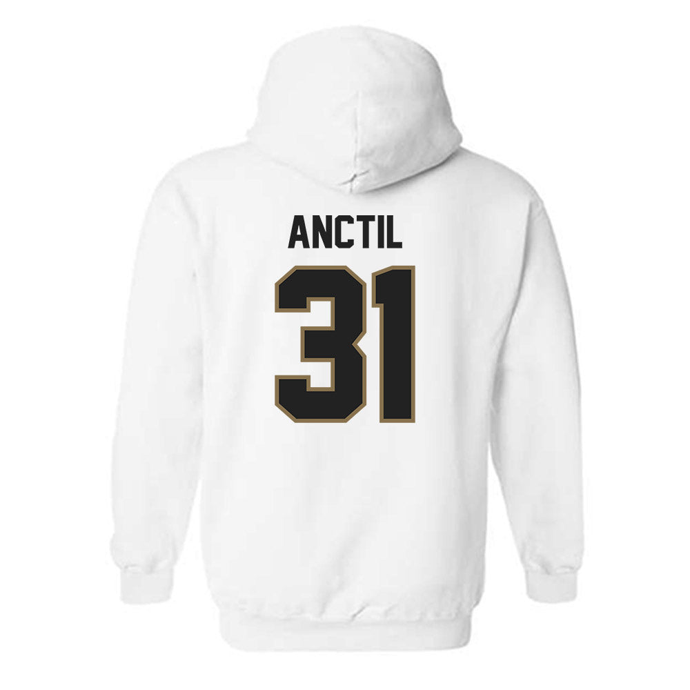 Texas State - NCAA Baseball : Justin Anctil - Classic Shersey Hooded Sweatshirt-1