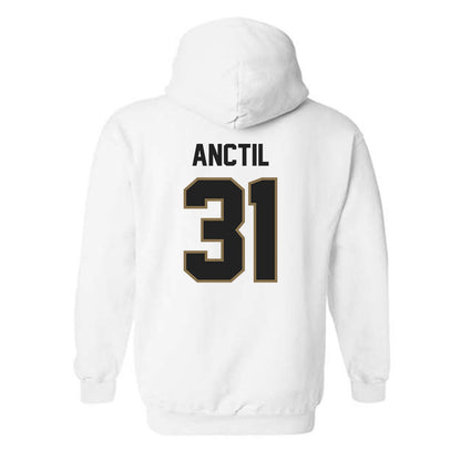 Texas State - NCAA Baseball : Justin Anctil - Classic Shersey Hooded Sweatshirt-1