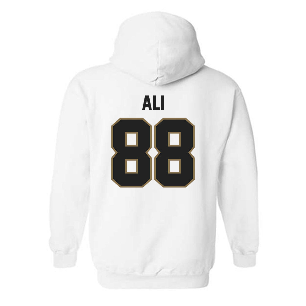 Texas State - NCAA Football : Jussiah Ali - Classic Shersey Hooded Sweatshirt-1