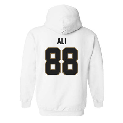 Texas State - NCAA Football : Jussiah Ali - Classic Shersey Hooded Sweatshirt-1