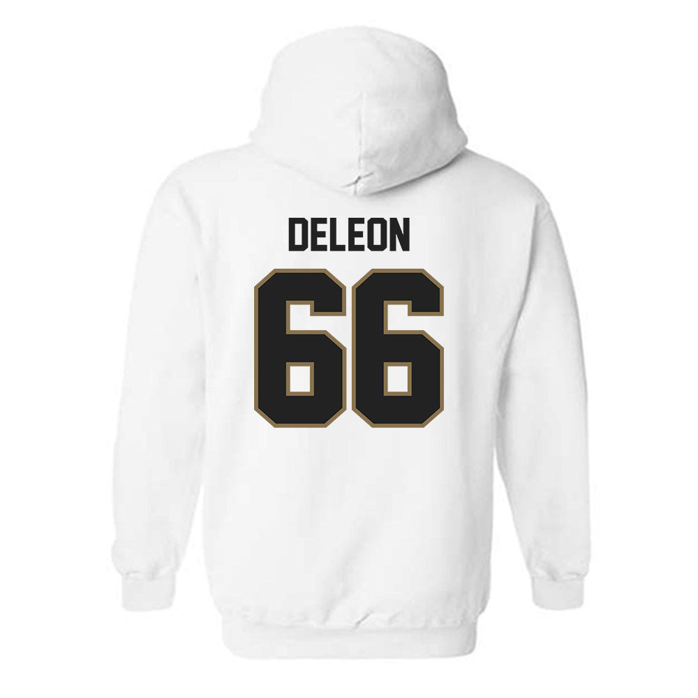 Texas State - NCAA Football : Justin Deleon - Classic Shersey Hooded Sweatshirt-1