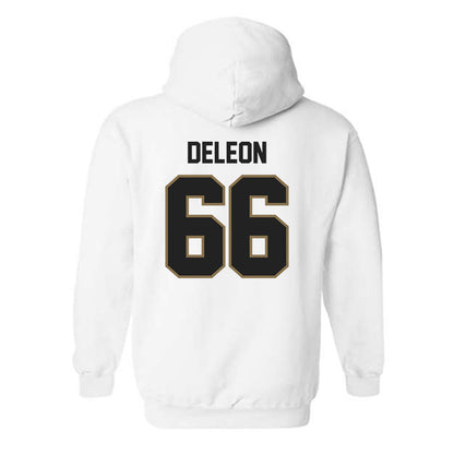 Texas State - NCAA Football : Justin Deleon - Classic Shersey Hooded Sweatshirt-1
