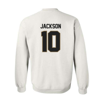Texas State - NCAA Football : Davian Jackson - Classic Shersey Crewneck Sweatshirt-1