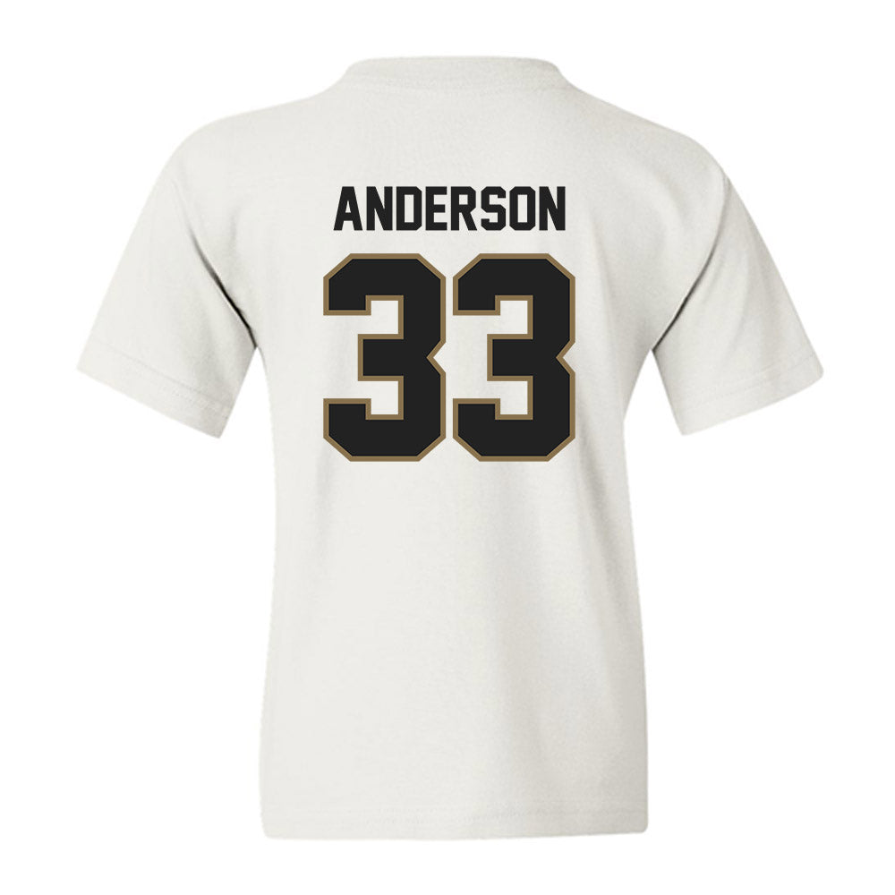 Texas State - NCAA Women's Basketball : Kyra Anderson - Youth T-Shirt-1