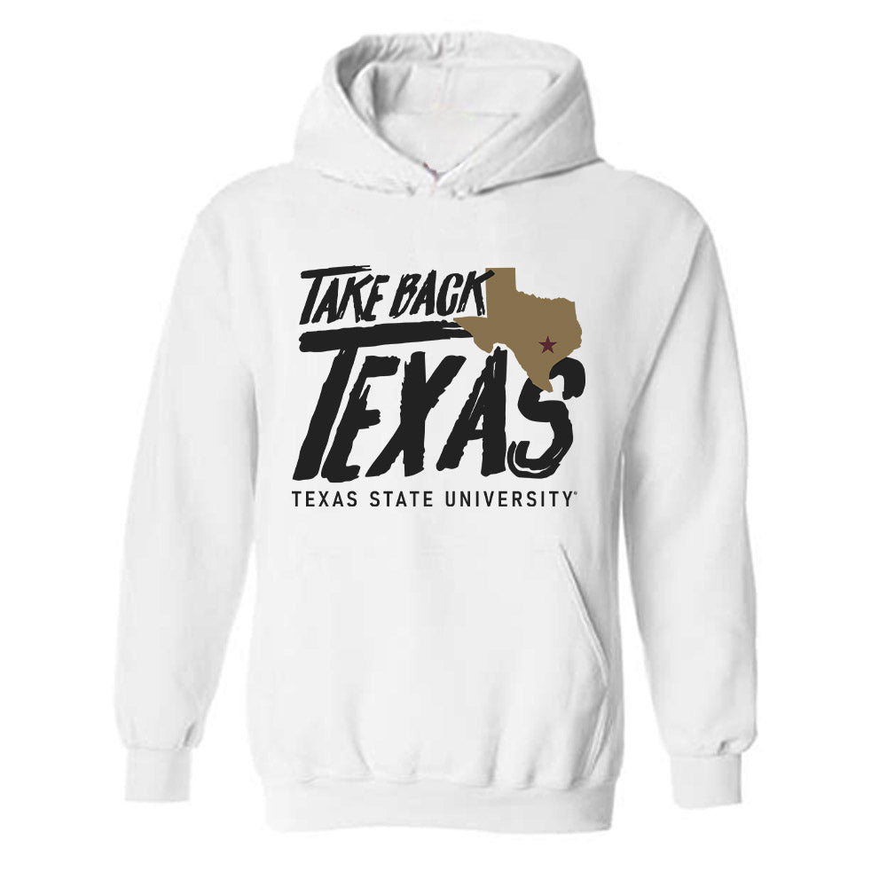Texas State - NCAA Women's Track & Field : Mya Phillips - Classic Shersey Hooded Sweatshirt-0