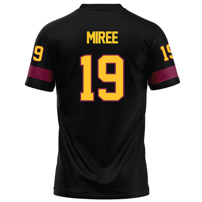 Arizona State - NCAA Football : Landen Miree - Black Football Jersey-1