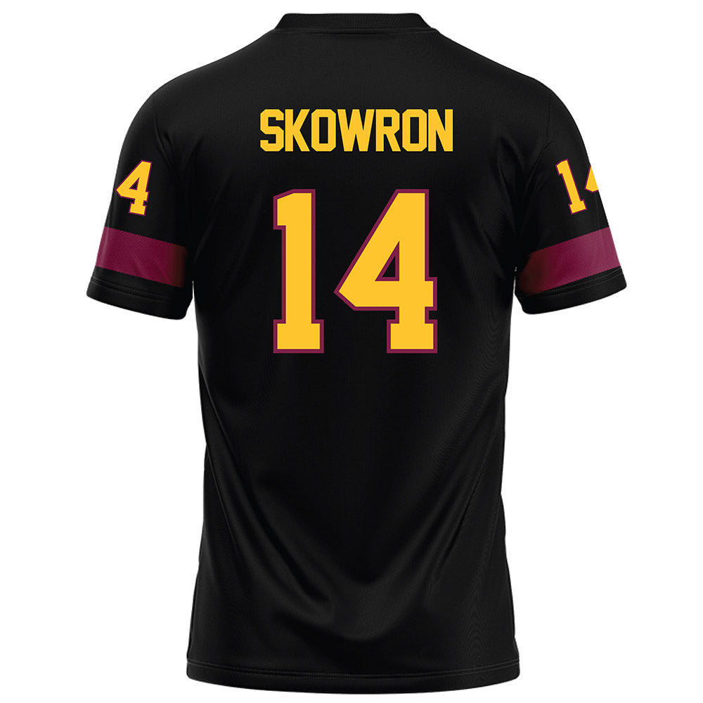Arizona State - NCAA Football : Xavier Skowron - Black Football Jersey-1