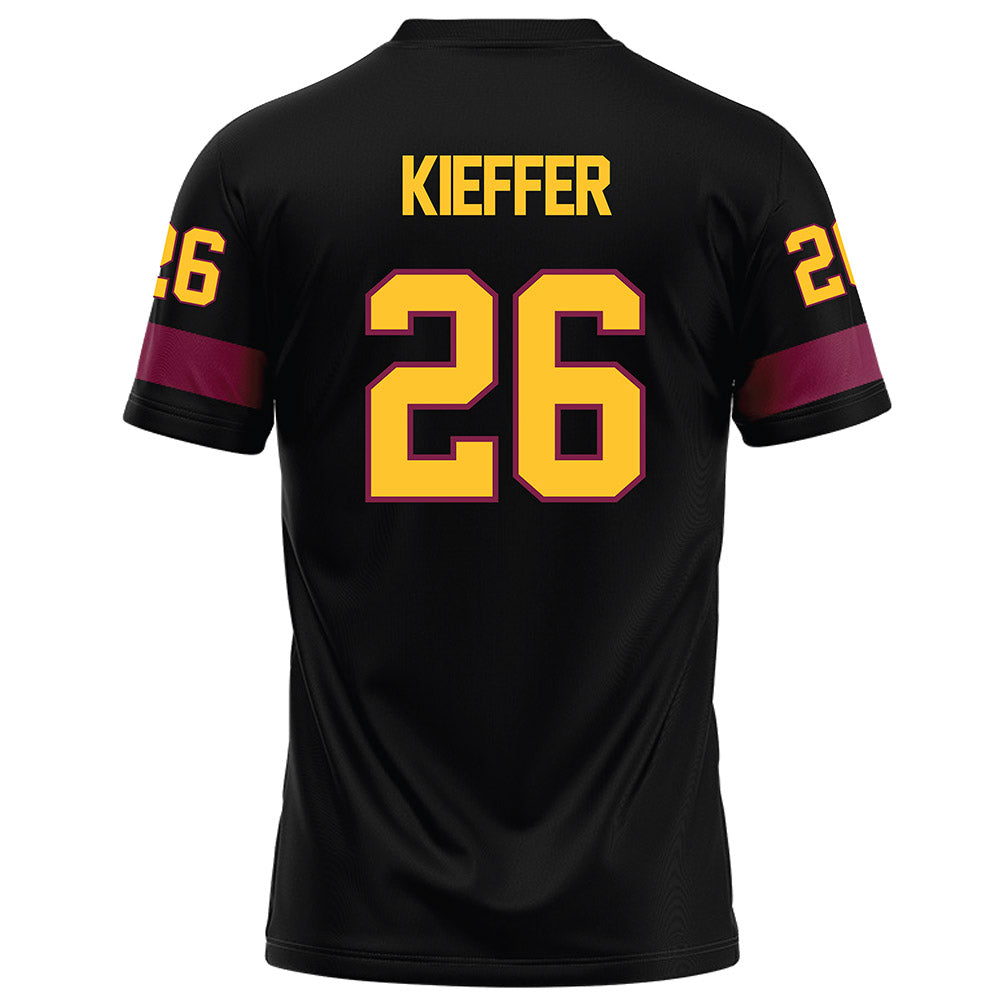 Arizona State - NCAA Football : Carston Kieffer - Black Football Jersey-1