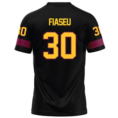 Arizona State - NCAA Football : Zyrus Fiaseu - Black Football Jersey