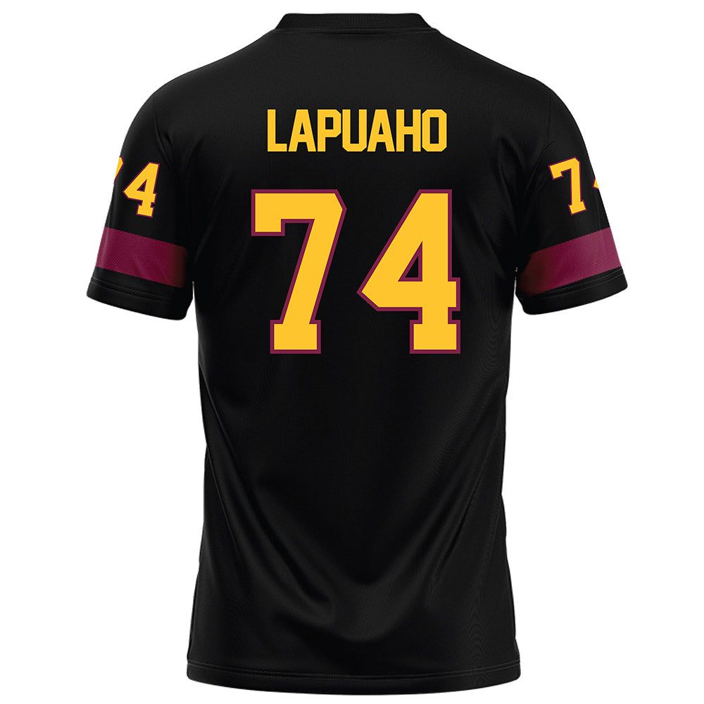 Arizona State - NCAA Football : Siosaia Lapuaho - Black Football Jersey-1