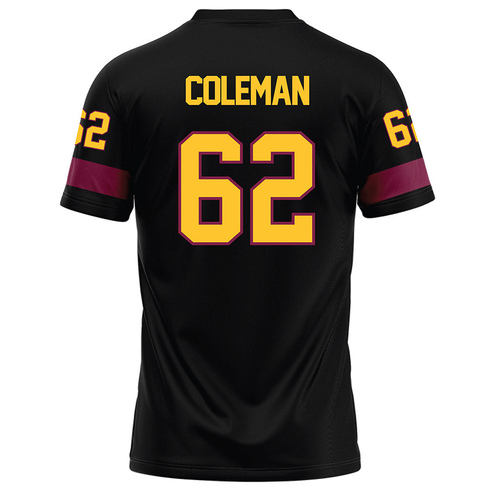Arizona State - NCAA Football : Ben Coleman - Black Football Jersey