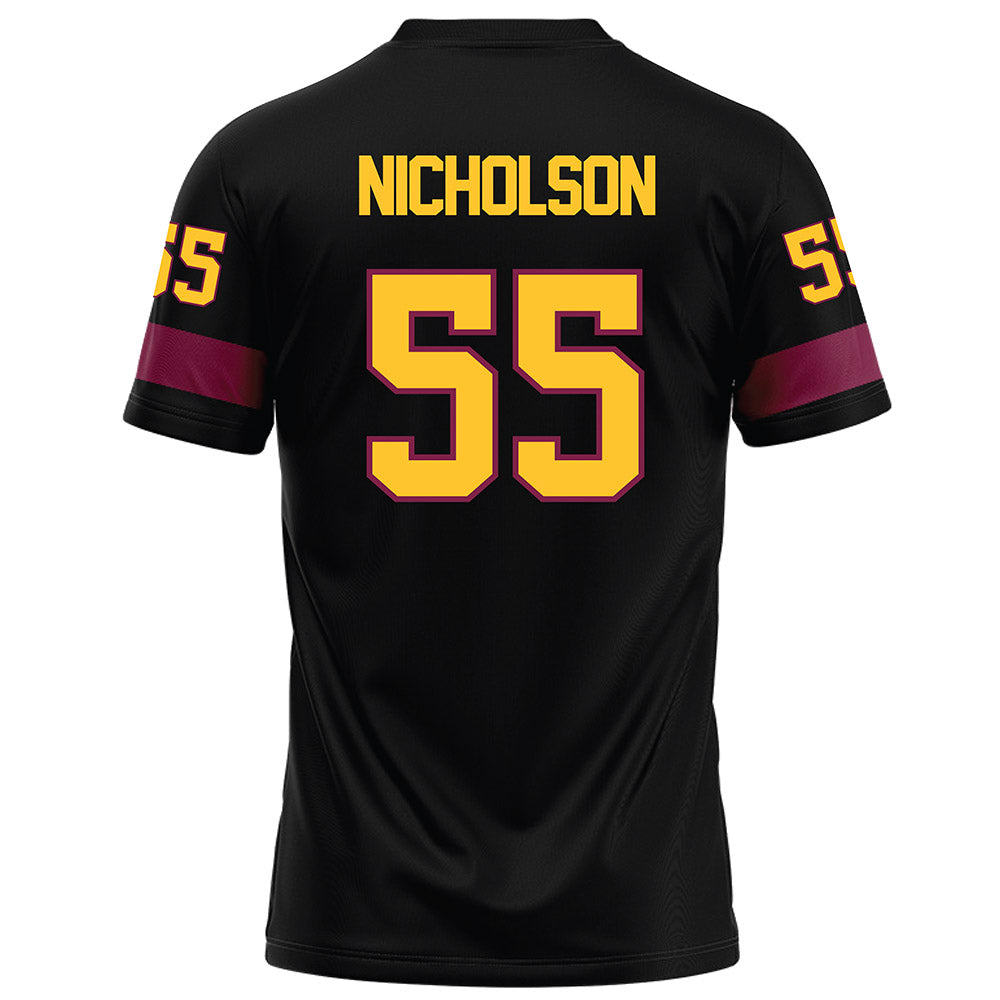 Arizona State - NCAA Football : Niniva Nicholson - Black Football Jersey-1