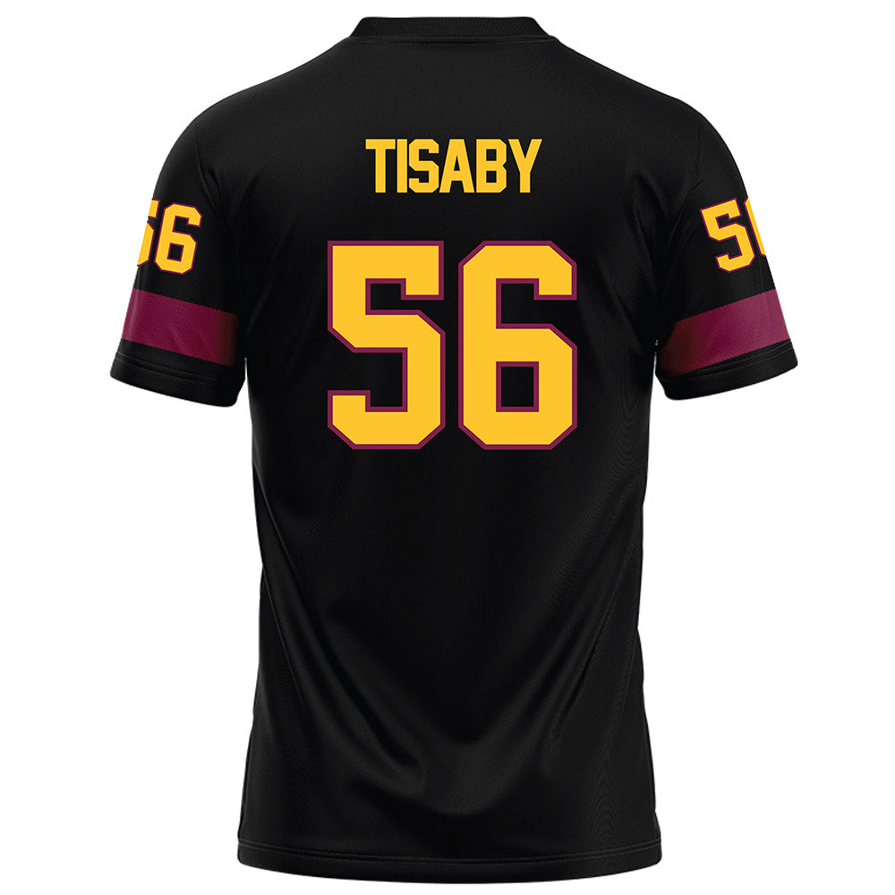 Arizona State - NCAA Football : Cortavious Tisaby - Black Football Jersey-1