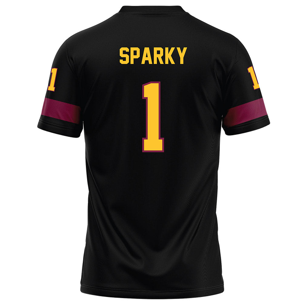 Arizona State - NCAA Football : Sparky - Black Football Jersey-1