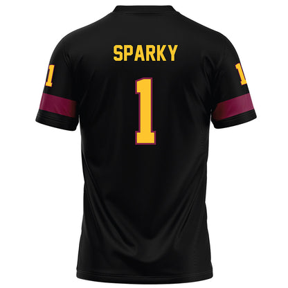 Arizona State - NCAA Football : Sparky - Black Football Jersey-1