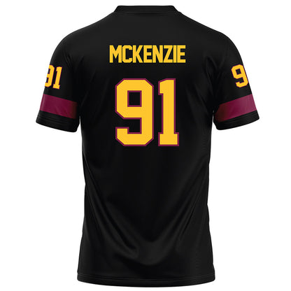 Arizona State - NCAA Football : Rashad McKenzie - Black Football Jersey-1