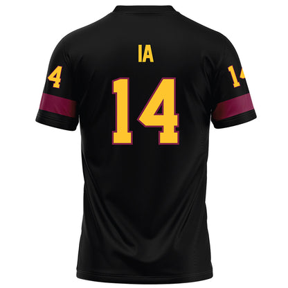 Arizona State - NCAA Football : AJ Ia - Black Football Jersey-1