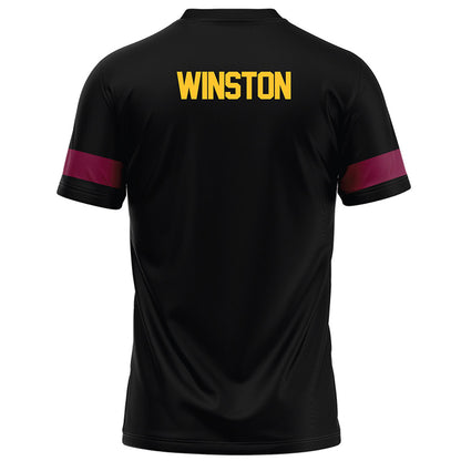 Arizona State - NCAA Football : Emar'rion Winston - Black Football Jersey-1