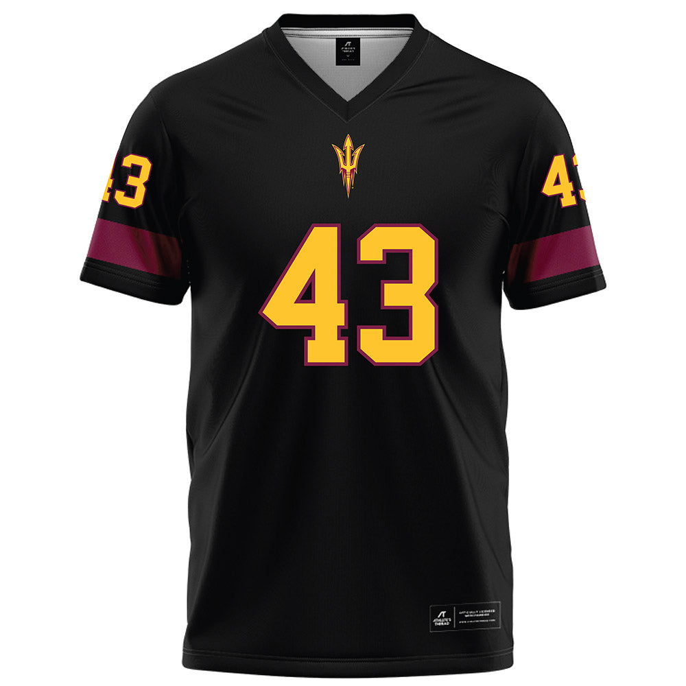 Arizona State - NCAA Football : Mason Marden - Black Football Jersey-0