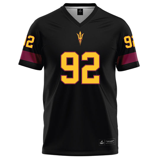 Arizona State - NCAA Football : Zac Swanson - Black Football Jersey-0