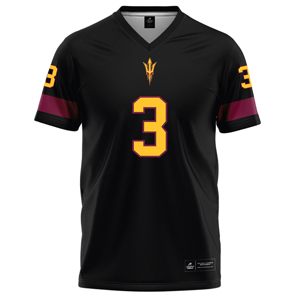Arizona State - NCAA Football : Reed Harris - Black Football Jersey-0
