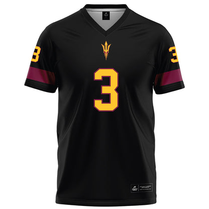Arizona State - NCAA Football : Reed Harris - Black Football Jersey-0