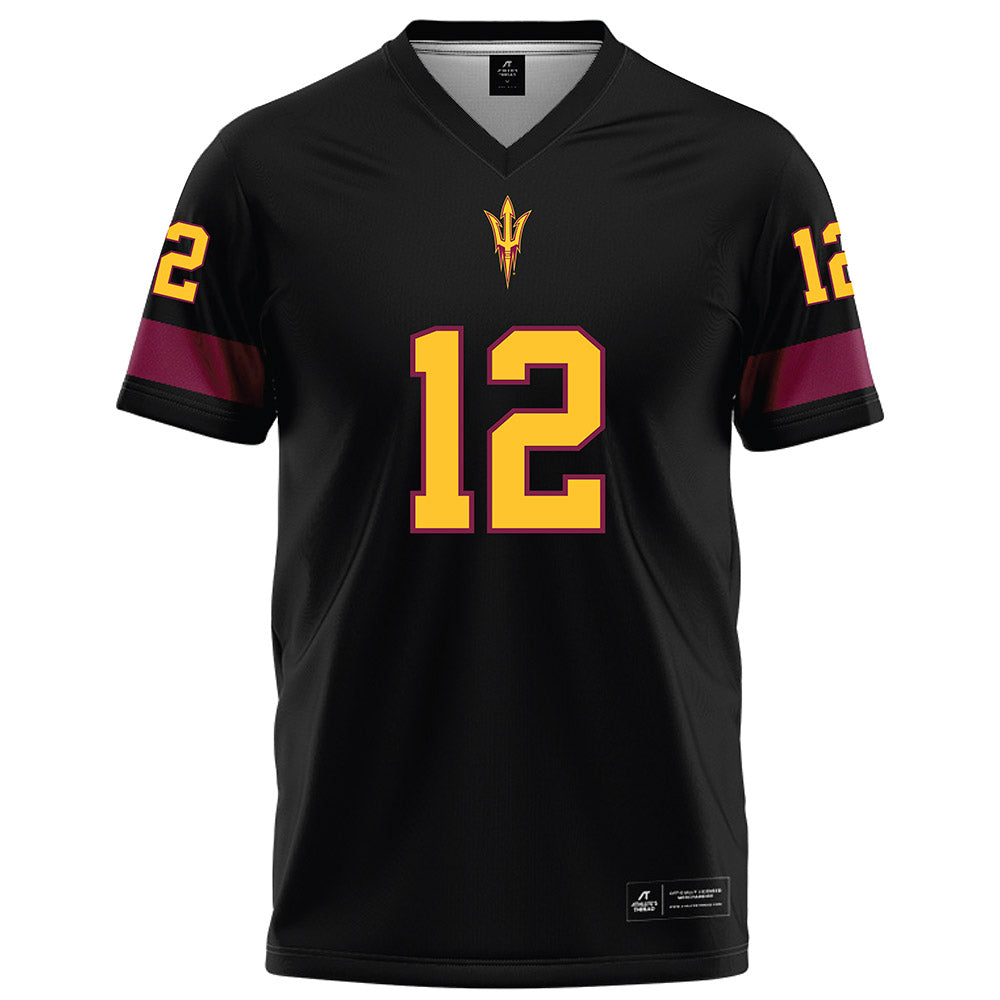 Arizona State - NCAA Football : Benjamin Alefaio-Lilii - Black Football Jersey-0