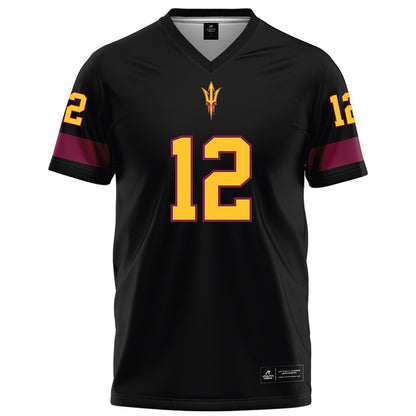 Arizona State - NCAA Football : Benjamin Alefaio-Lilii - Black Football Jersey-0