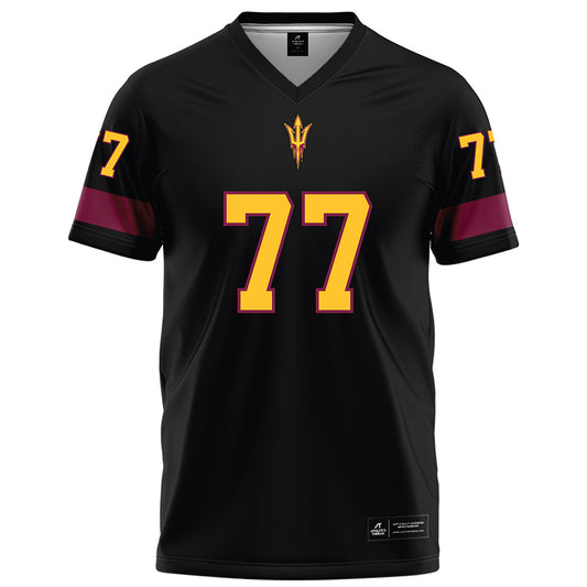 Arizona State - NCAA Football : Kyle Scott - Black Football Jersey-0