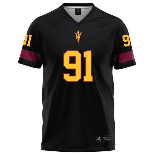 Arizona State - NCAA Football : Rashad McKenzie - Black Football Jersey-0