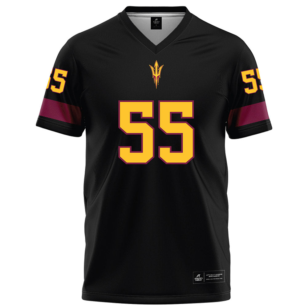 Arizona State - NCAA Football : Niniva Nicholson - Black Football Jersey-0