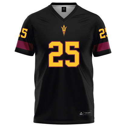 Arizona State - NCAA Football : Cardae Mack - Black Football Jersey-0