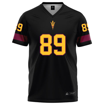 Arizona State - NCAA Football : Harry Hassmann - Black Football Jersey-0