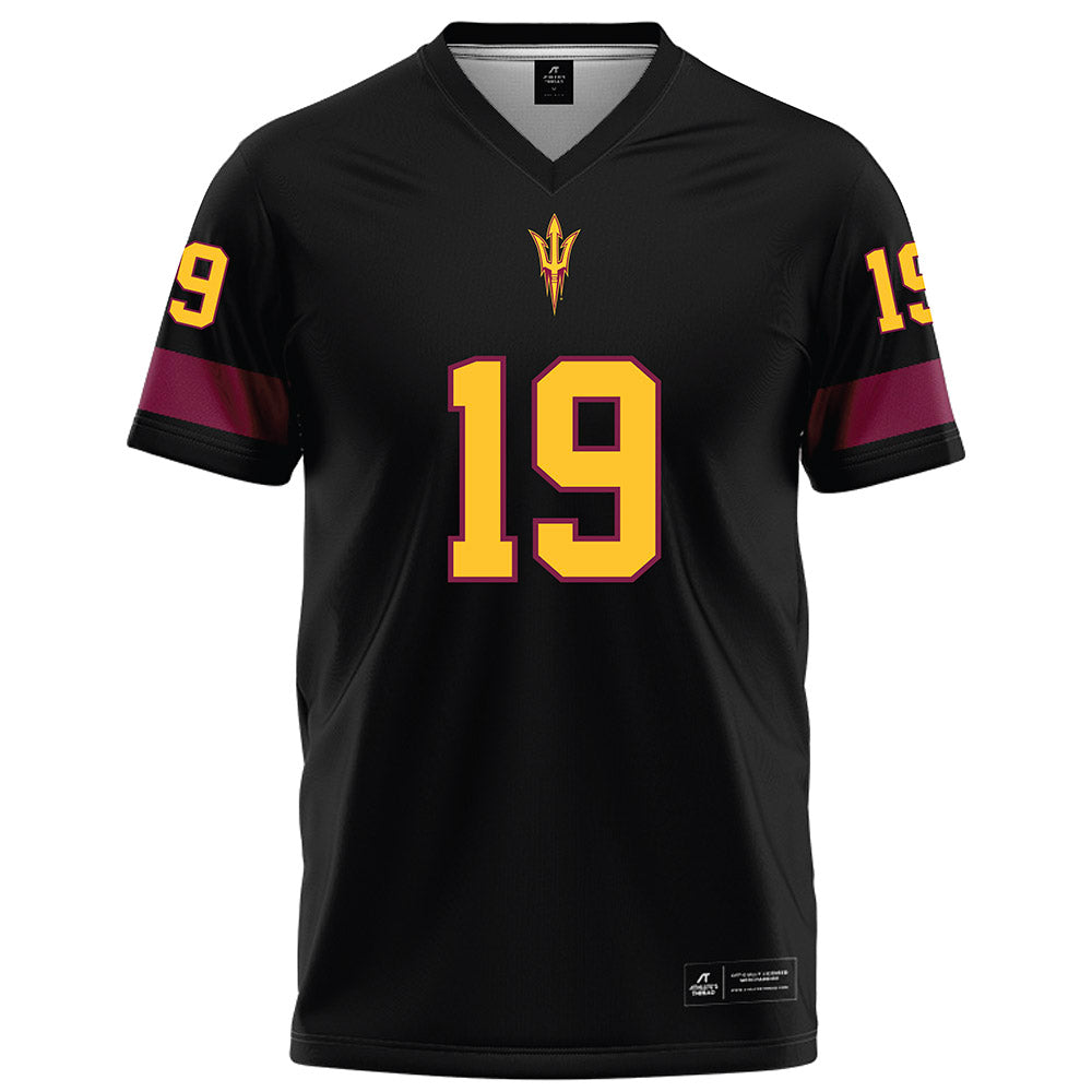 Arizona State - NCAA Football : Landen Miree - Black Football Jersey-0
