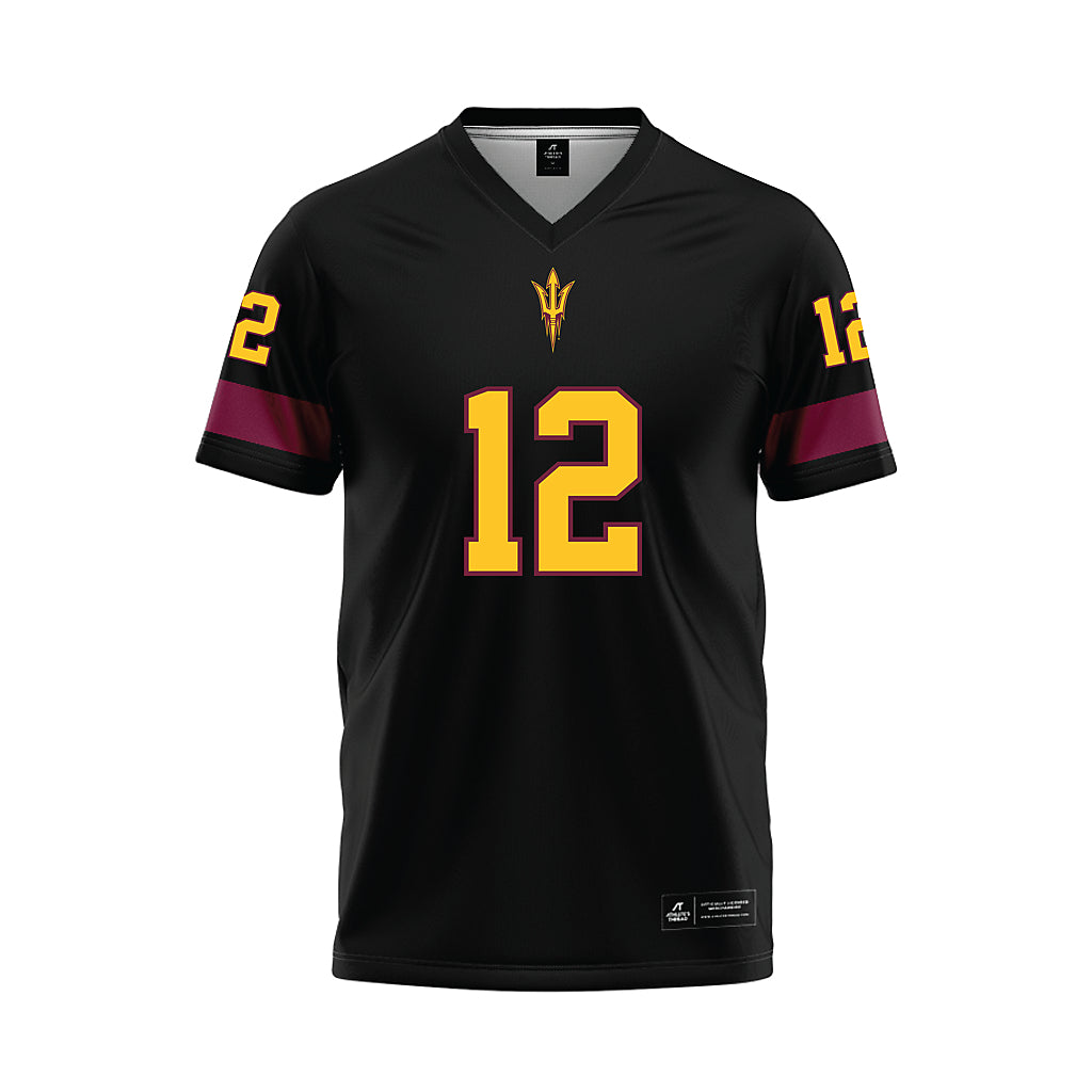 Arizona State - NCAA Football : Benjamin Alefaio-Lilii - Black Football Jersey-0