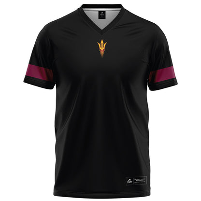 Arizona State - NCAA Football : Lyrik Rawls - Black Football Jersey-0