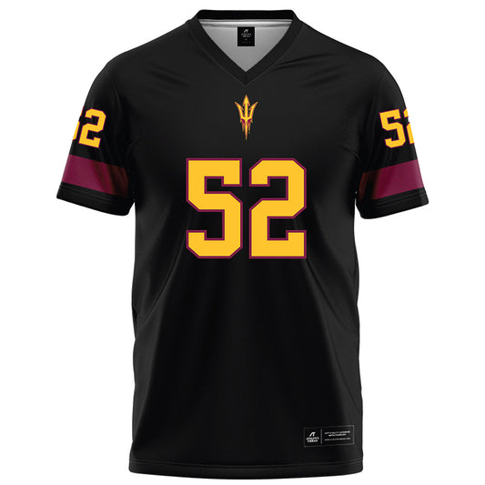 Arizona State - NCAA Football : Ui Muti - Black Football Jersey-0