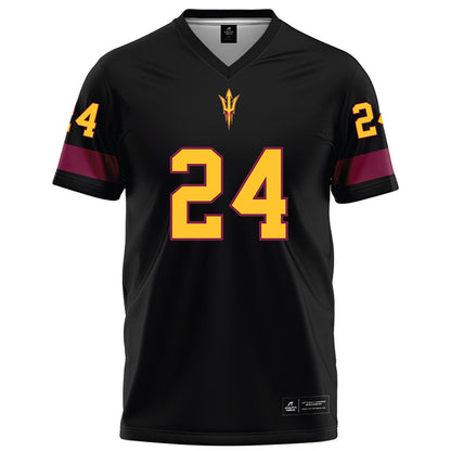 Arizona State - NCAA Football : David Avit - Black Football Jersey-0