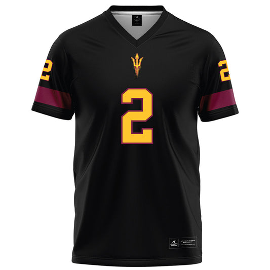 Arizona State - NCAA Football : Jake Fette - Black Football Jersey-0