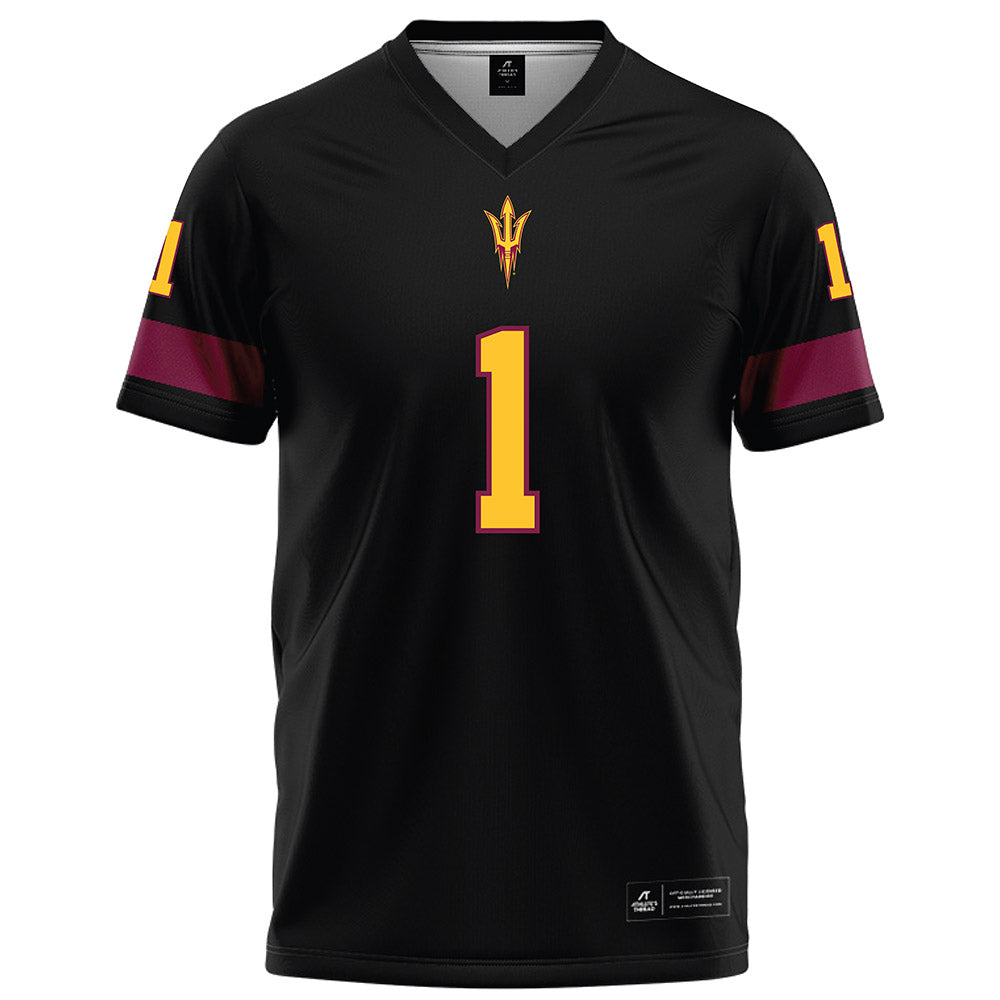 Arizona State - NCAA Football : Sparky - Black Football Jersey-0