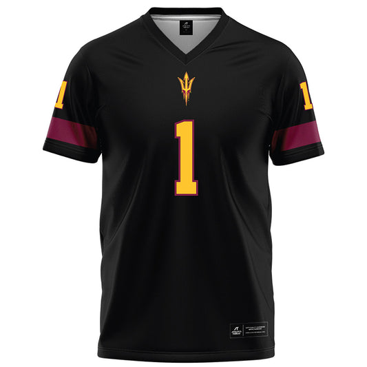 Arizona State - NCAA Football : Sparky - Black Football Jersey-0
