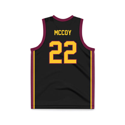 Arizona State - NCAA Men's Basketball : Quentin McCoy - Black Basketball Jersey